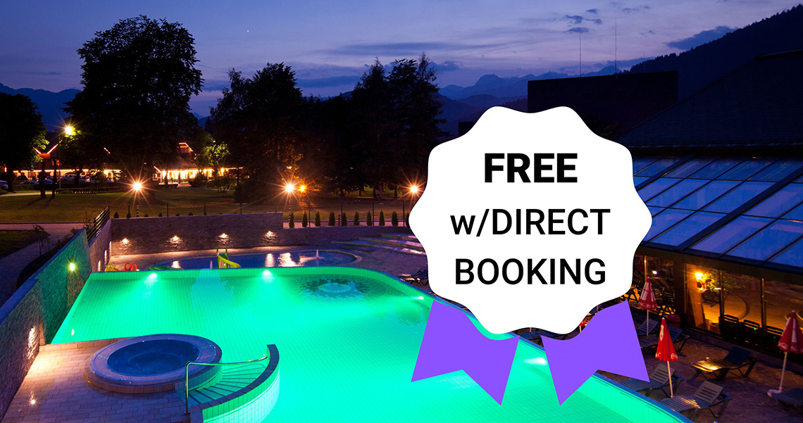 free with direct booking